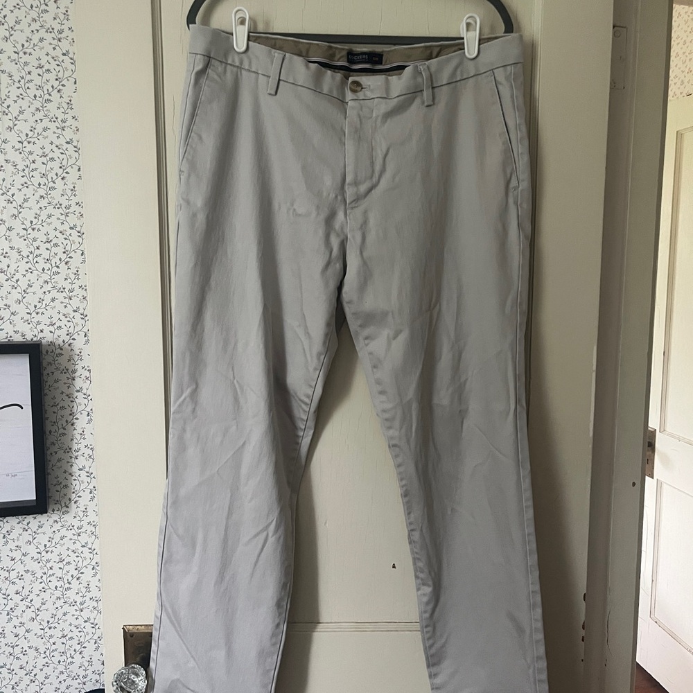 Dockers Khaki Slim Fit Dress Pants Men Size 38 x 32